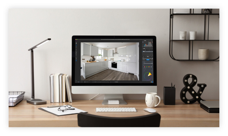 AI real estate photo editing