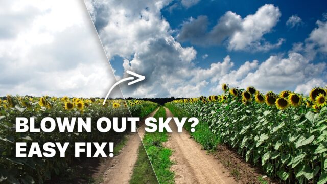 Fix an Overexposed Sky in Seconds