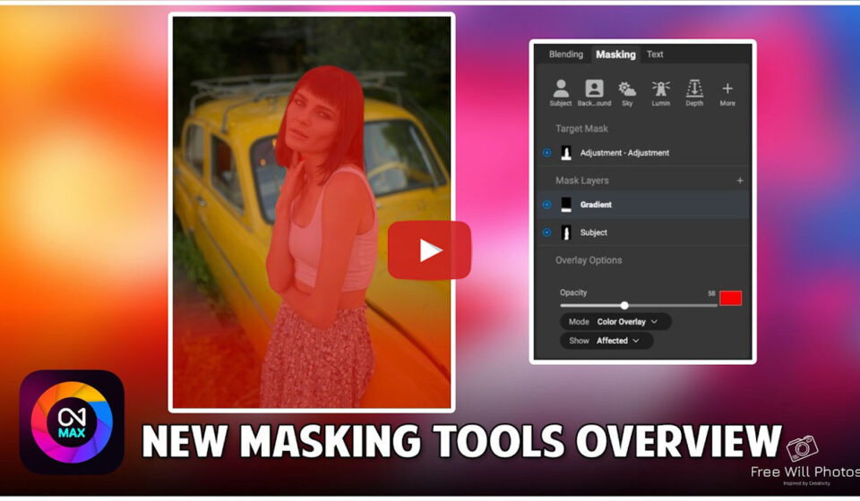 Free Will Photos tutorial on AI masks and Mask Layers in ON1 Photo RAW 2026