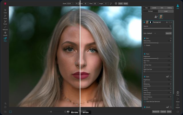 ON1 Photo RAW Portrait AI – Automatic Face Detection and Retouching for Flawless Portrait Editing