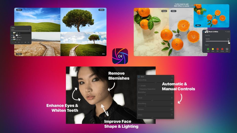 Photographers using ON1 Photo RAW in different environments – portrait, landscape, and lifestyle editing