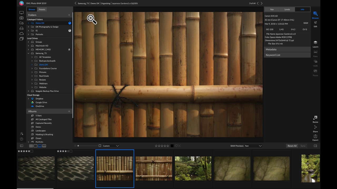 Getting Set Up with ON1 Photo RAW 2019