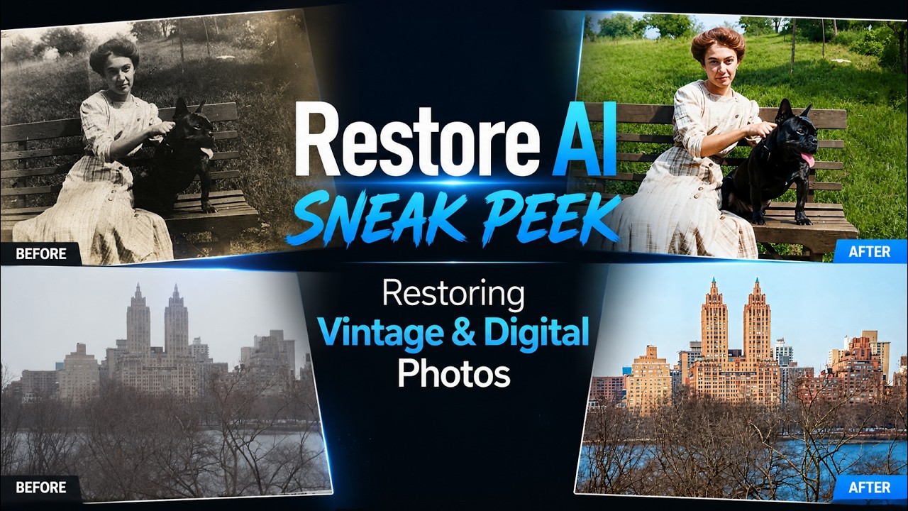 Restore AI Sneak Peek: Restoring Vintage & Digital Photos