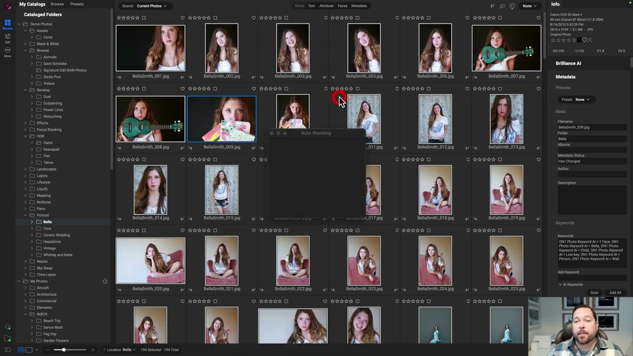 Save Time Editing with Automatic Photo Stacking in ON1 Photo RAW