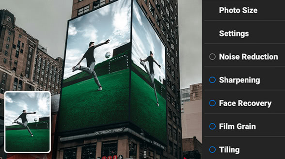 Smart Sharpening & Resolution Presets