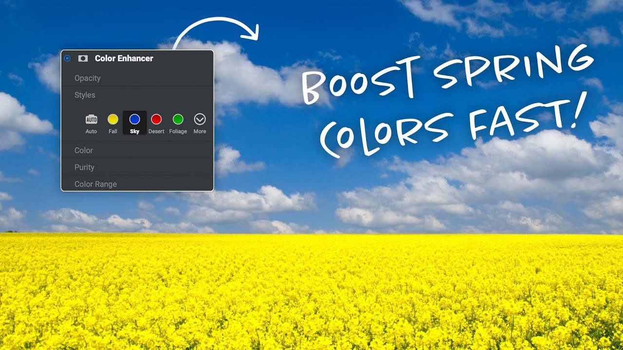 Spring Photo Magic: Vibrant Colors in ON1 Photo RAW Instantly